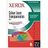 Пленка с бумажной полосой удаляемой по длинной кромке XEROX A4, 96 мкм, ПРОЗРАЧНАЯ (CLEAR), 100 листов, двухсторонняя, для лазерной печати и копирования (003R98198)